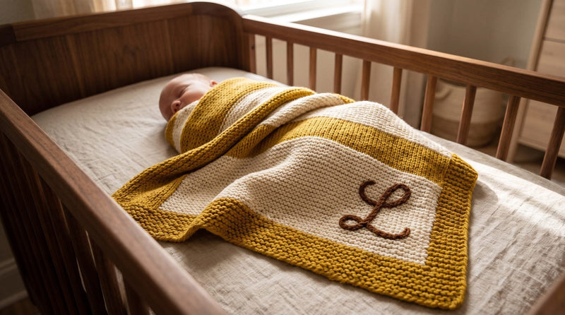Babydecke stricken: Größen, Garnmengen und die richtige Garnwahl