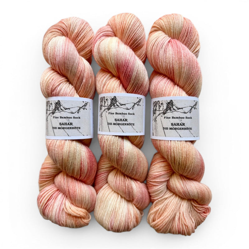 Atelier Franziska Uhl FINE BAMBOO SOCK - BONIFAKTUR - SAHAR - Die Morgenröte - Atelier Franziska Uhl FINE BAMBOO SOCK