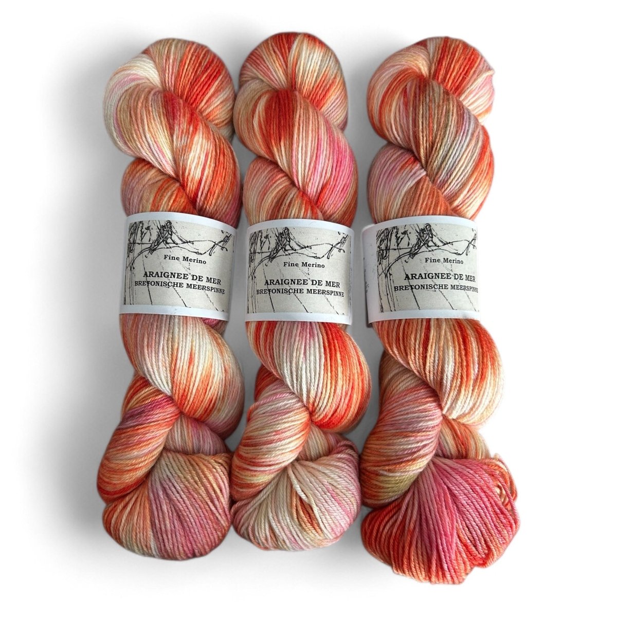 Atelier Franziska Uhl Fine Merino Sock - BONIFAKTUR - Areignée De Mer - Bretonische Merrspinne - Atelier Franziska Uhl Fine Merino Sock