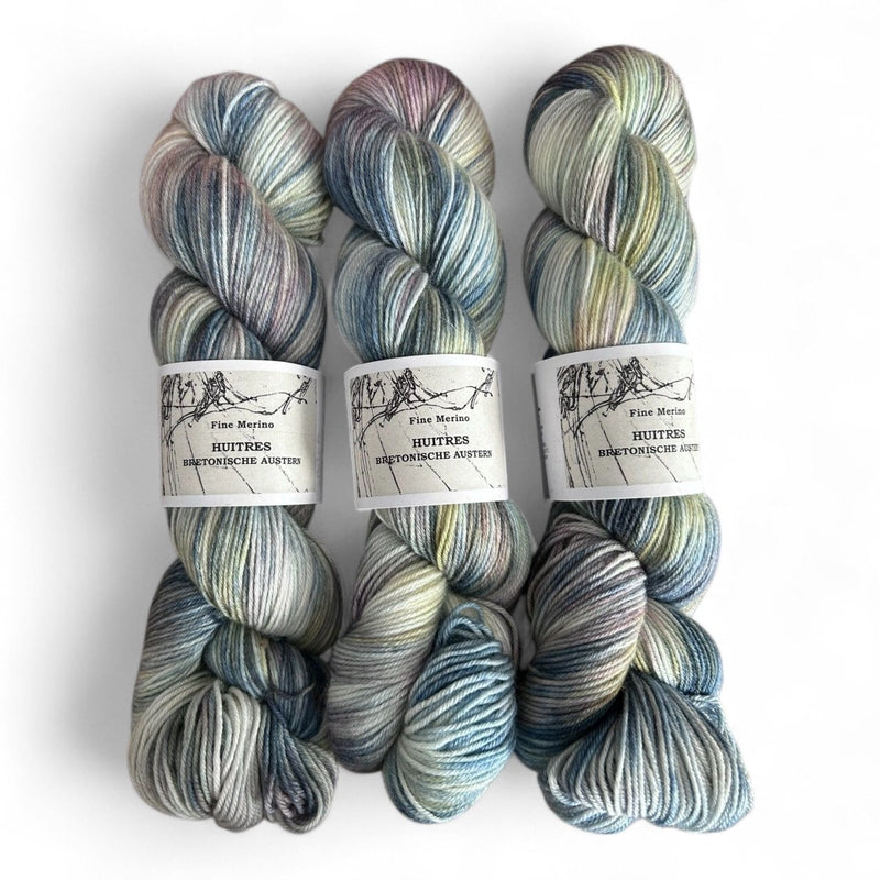 Atelier Franziska Uhl Fine Merino Sock - BONIFAKTUR - Huitres - Bretonische Austern - Atelier Franziska Uhl Fine Merino Sock