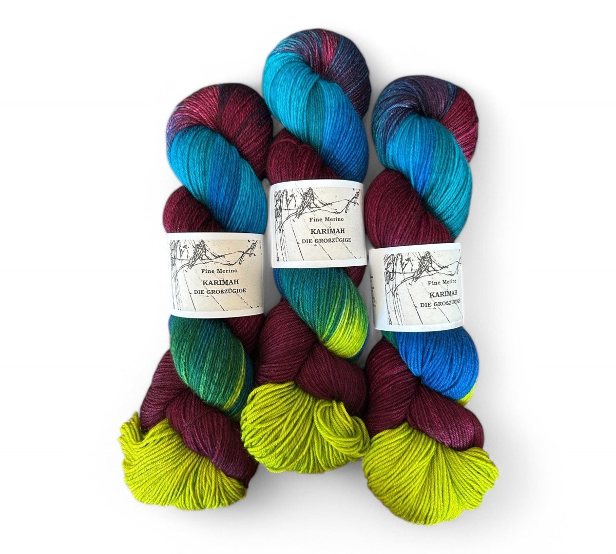 Atelier Franziska Uhl Fine Merino Sock - BONIFAKTUR - Karimah - Die Großzügige - Atelier Franziska Uhl Atelier Franziska Uhl Fine Merino Sock Karimah - Die Großzügige