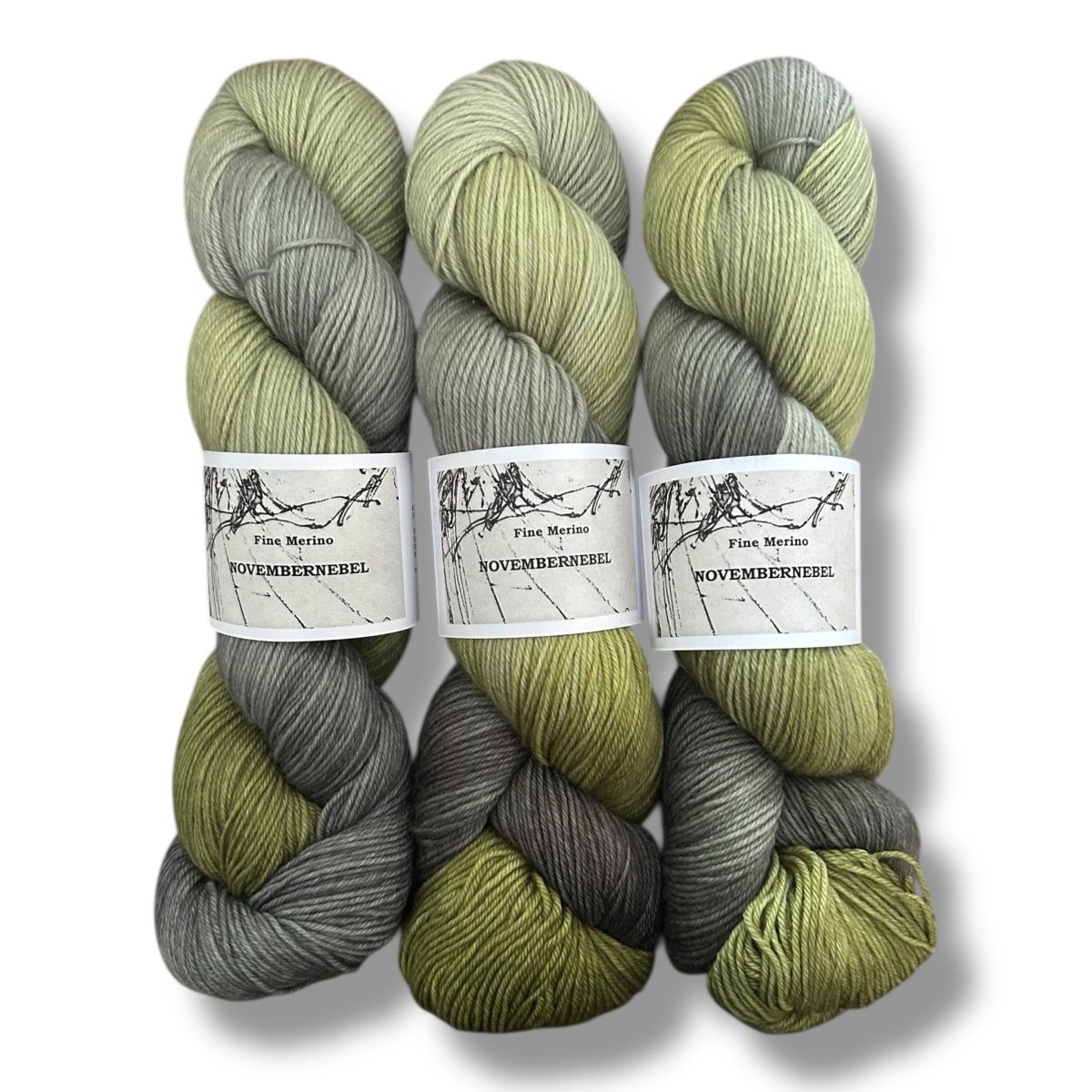 Atelier Franziska Uhl FINE MERINO SOCK - BONIFAKTUR - Novembernebel - Atelier Franziska Uhl FINE MERINO SOCK