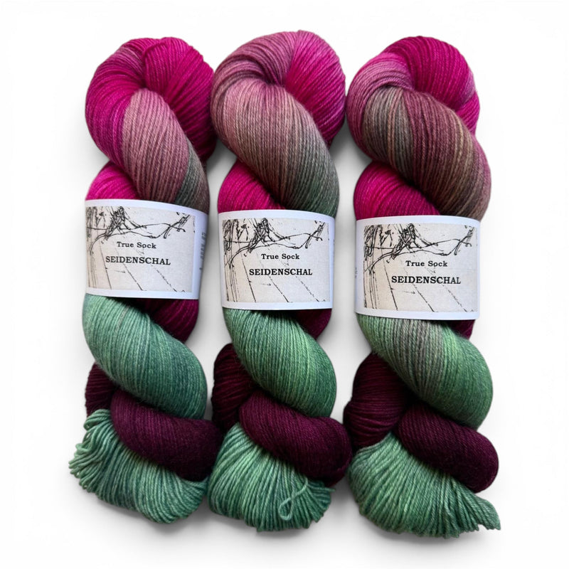 Atelier Franziska Uhl HANDGEFÄRBTE SOCKENWOLLE - TRUE SOCK - BONIFAKTUR - Seidenschal - Atelier Franziska Uhl HANDGEFÄRBTE SOCKENWOLLE - TRUE SOCK