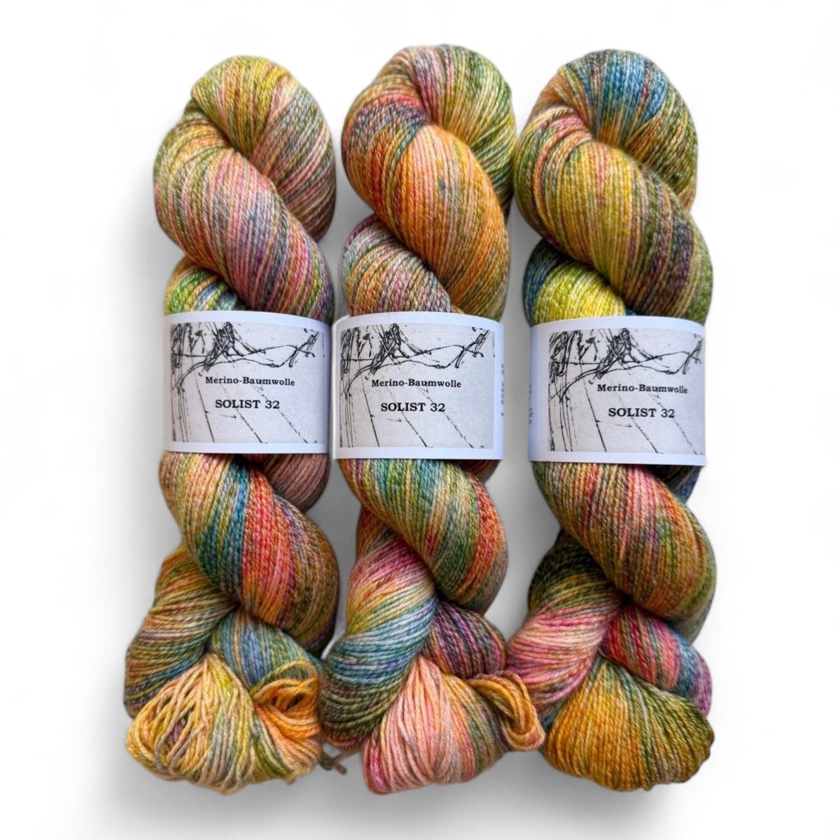 Atelier Franziska Uhl - Merino / Baumwolle - BONIFAKTUR - Solist 32 - Atelier Franziska Uhl Atelier Franziska Uhl - Merino / Baumwolle Solist 32