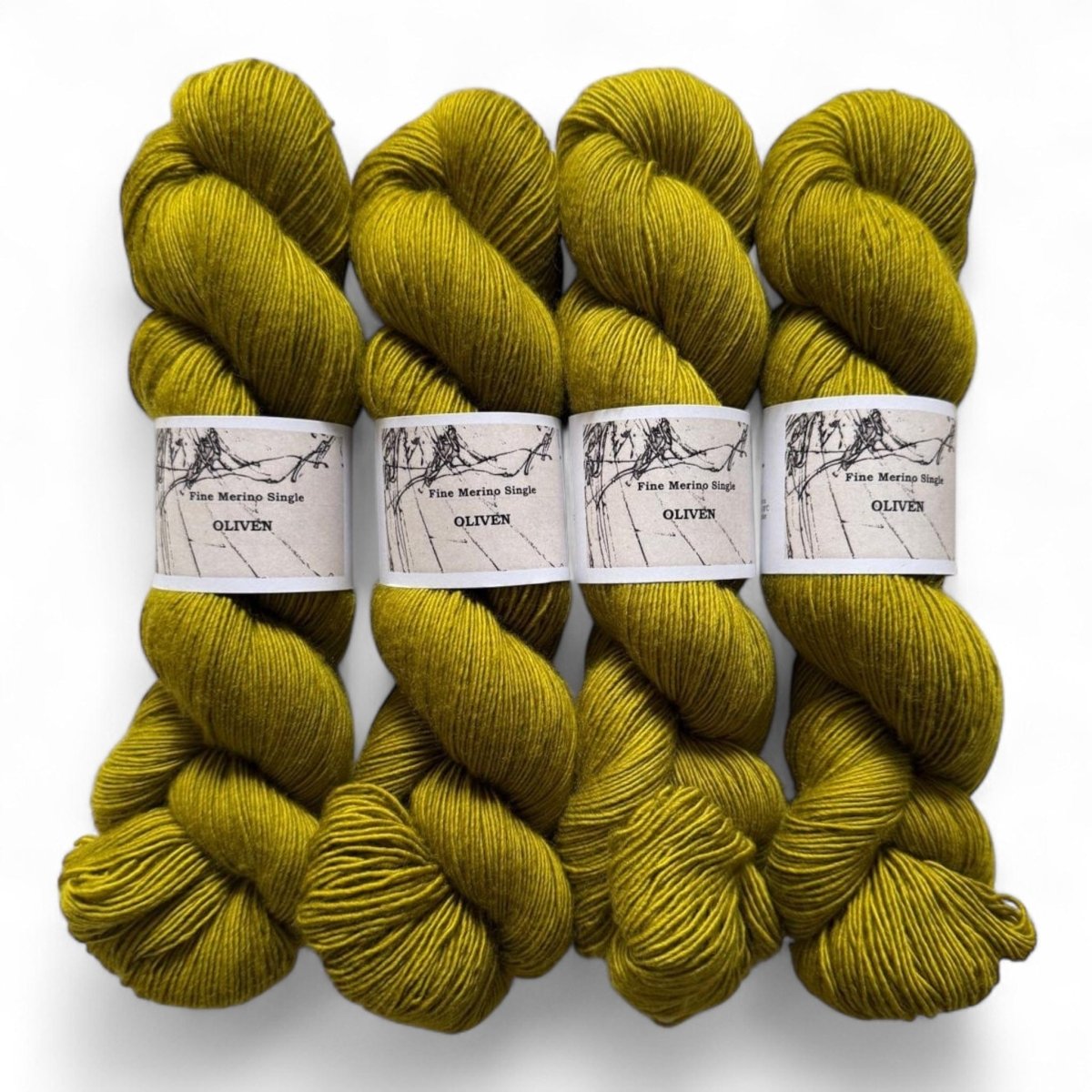 Atelier Franziska Uhl Merino Singles - BONIFAKTUR - Oliven - Atelier Franziska Uhl Atelier Franziska Uhl Merino Singles Oliven