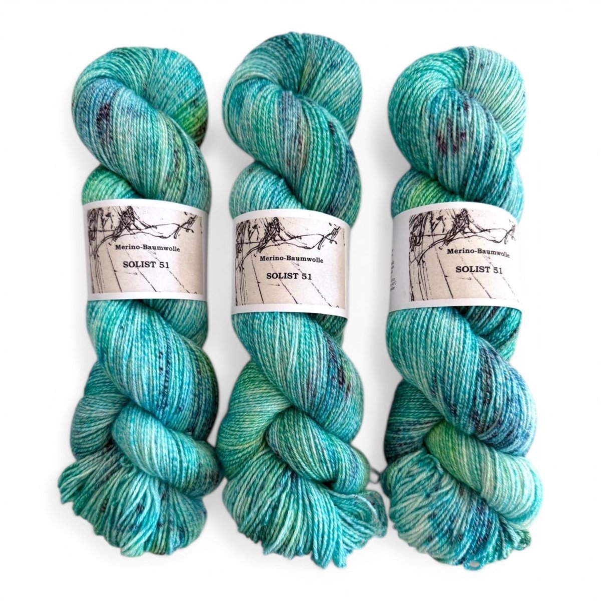 Atelier Franziska Uhl - SOCK MERINO / BAUMWOLLE - FINE COTTON SOCK - BONIFAKTUR - Solist 51 - Atelier Franziska Uhl - SOCK MERINO / BAUMWOLLE - FINE COTTON SOCK