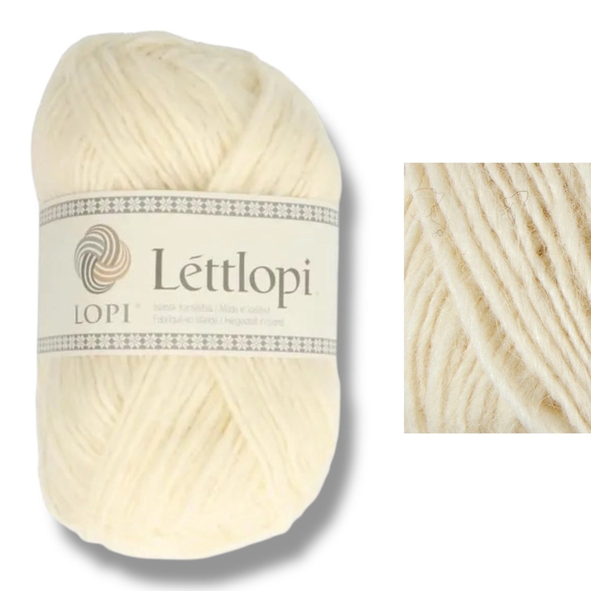 ISTEX LOPI LÉTTLOPI - BONIFAKTUR - 0051 White - ISTEX LOPI LÉTTLOPI