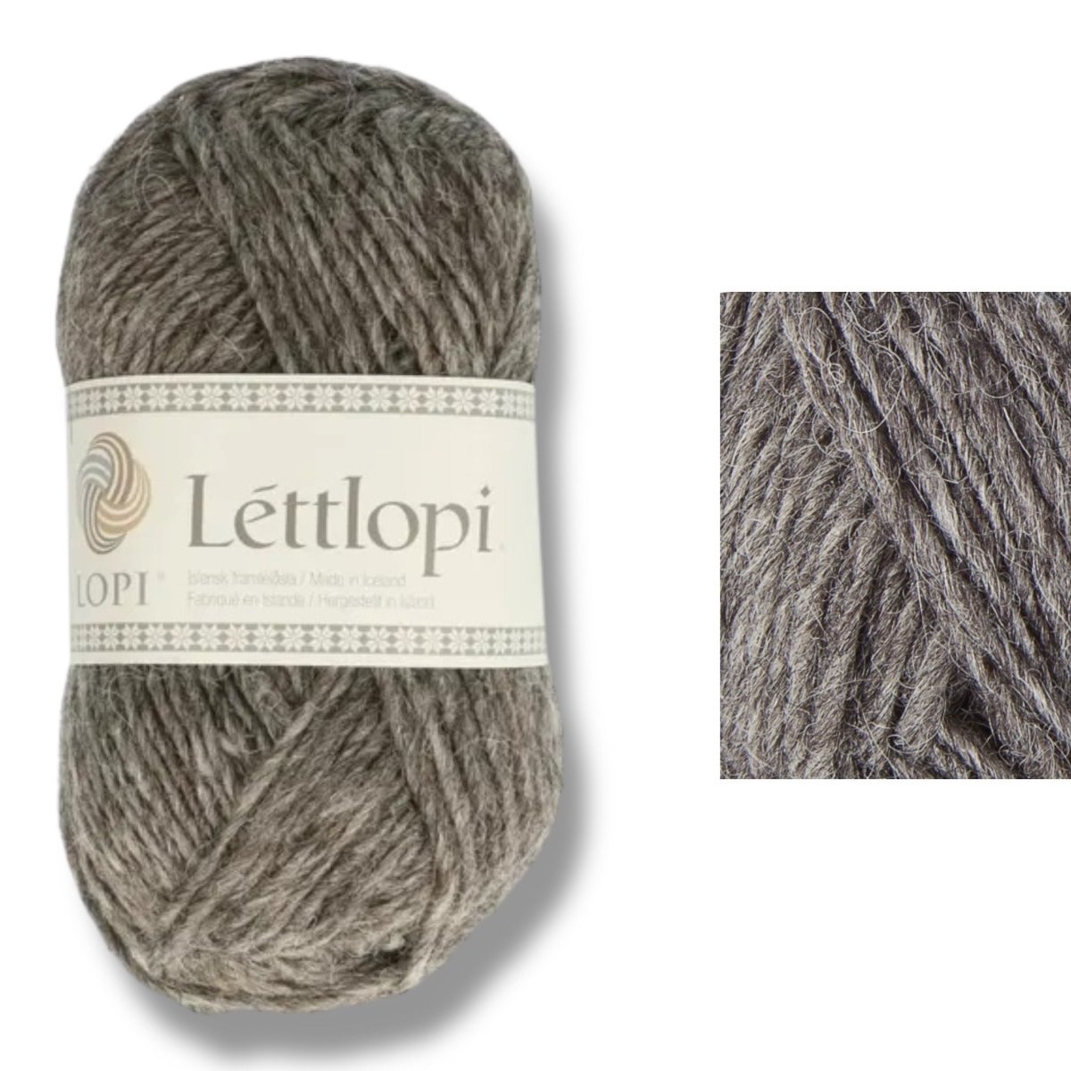 ISTEX LOPI LÉTTLOPI - BONIFAKTUR - 0057 Grey - ISTEX LOPI LÉTTLOPI