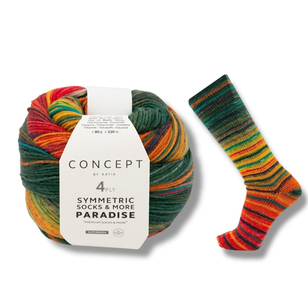 Katia SYMMETRIC SOCKS & MORE - PARADISE - BONIFAKTUR - 45 - Katia SYMMETRIC SOCKS & MORE - PARADISE