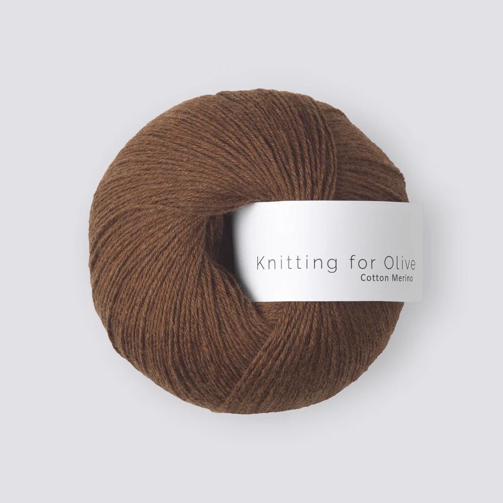 Knitting for Olive COTTON MERINO - BONIFAKTUR - Dark Cognac - Knitting for Olive COTTON MERINO