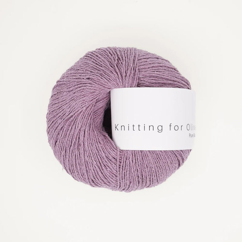 Knitting for Olive PURE SILK - BONIFAKTUR - Artichoke Purple - Knitting for Olive PURE SILK