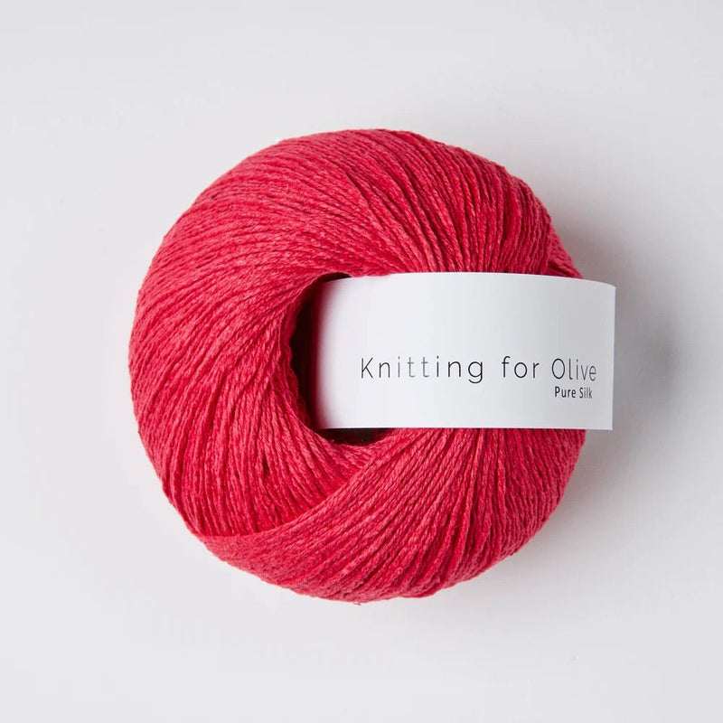 Knitting for Olive PURE SILK - BONIFAKTUR - Pink Daisies - Knitting for Olive PURE SILK
