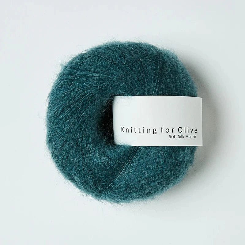 Knitting for Olive Soft Silk Mohair - BONIFAKTUR - Petroleum Green - Knitting for Olive Soft Silk Mohair