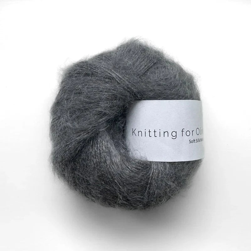 Knitting for Olive Soft Silk Mohair - BONIFAKTUR - Thunder Cloud - Knitting for Olive Knitting for Olive Soft Silk Mohair Thunder Cloud