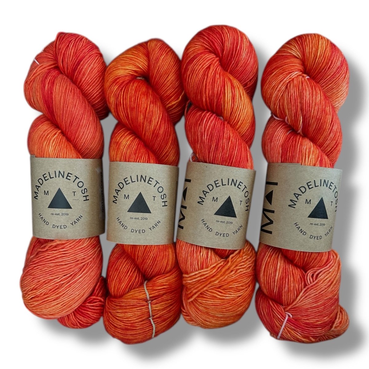 Madelinetosh Tosh Merino Light - BONIFAKTUR - GG Loves Orange - Madelinetosh Tosh Merino Light