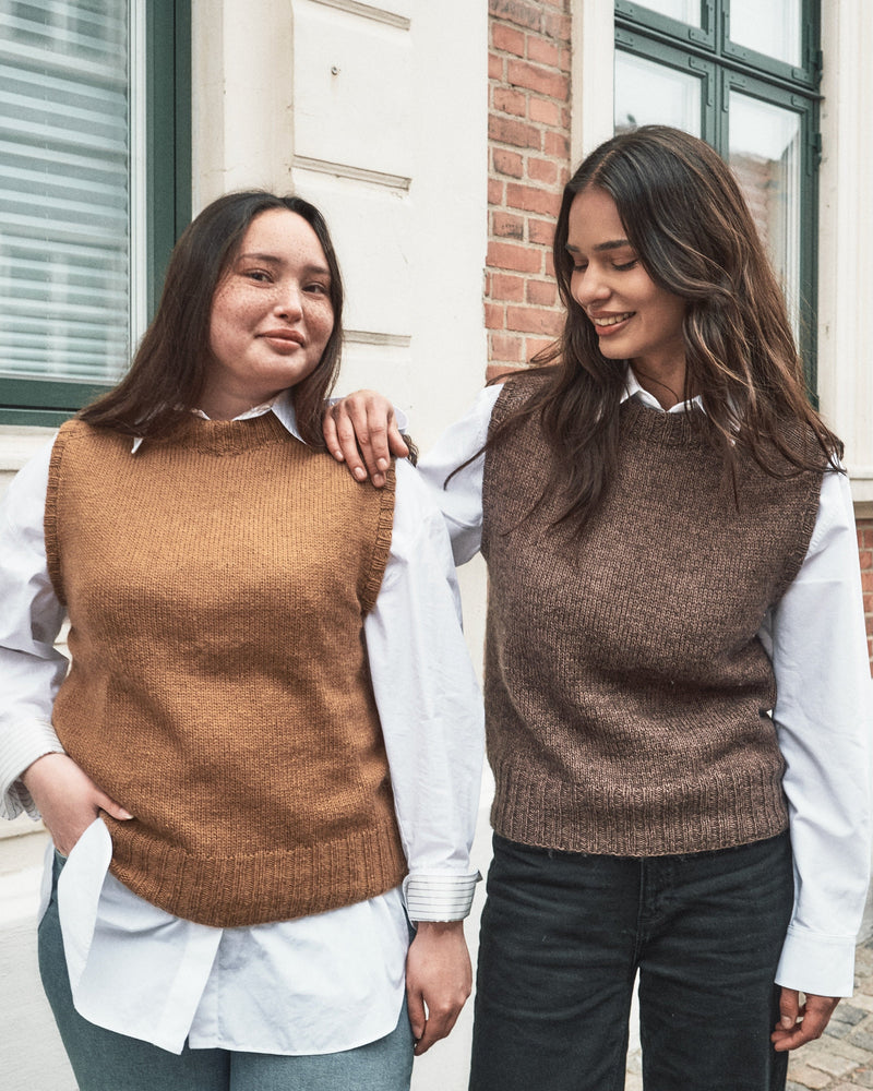 Olive's Vest – Strickanleitung & Garnpaket - BONIFAKTUR - Kleinste -Olive's Vest – Strickanleitung & Garnpaket - BONIFAKTUR