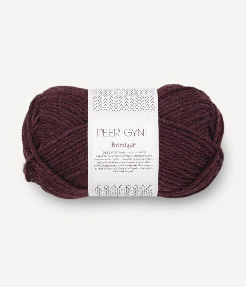 Sandnes PEER GYNT / PEER GYNT BY PETITEKNIT - BONIFAKTUR - 4682 Velvet Fig / PetiteKnit - Sandnes PEER GYNT / PEER GYNT BY PETITEKNIT