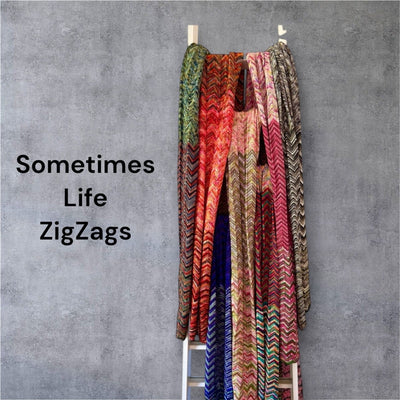 Atelier Franziska Uhl x Bonifaktur SOMETIMES LIFE ZIGZAGS