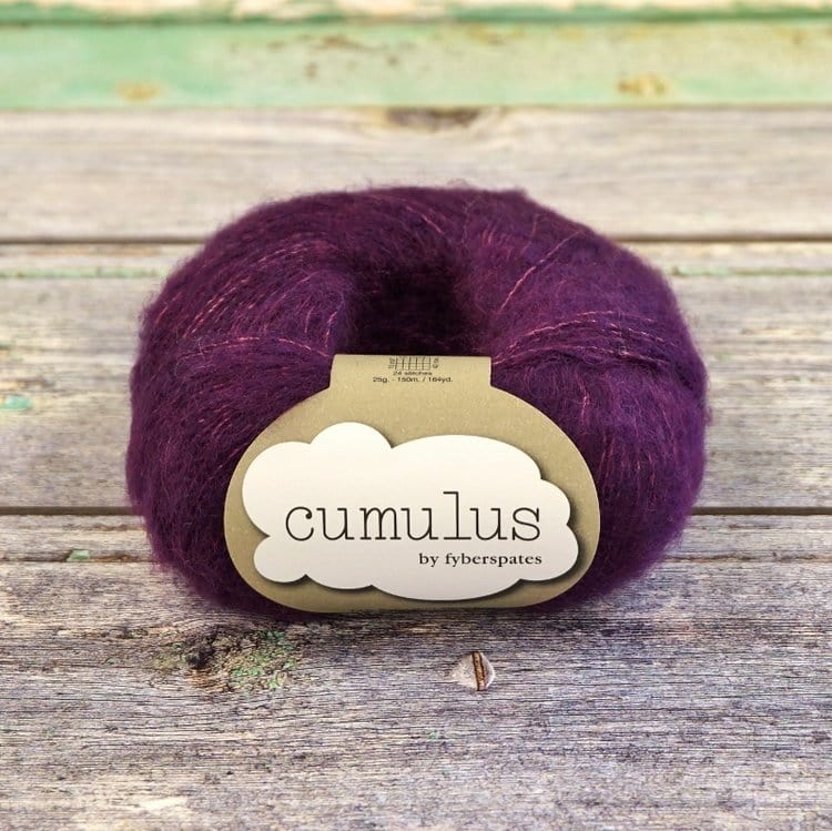 Fyberspates Cumulus - BONIFAKTUR - 922 Aubergine - Fyberspates Fyberspates Cumulus 922 Aubergine