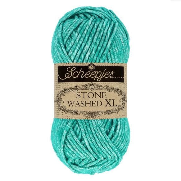 Scheepjes Stone Washed XL - BONIFAKTUR - 855 Green Agate - Scheepjes Stone Washed XL - BONIFAKTUR