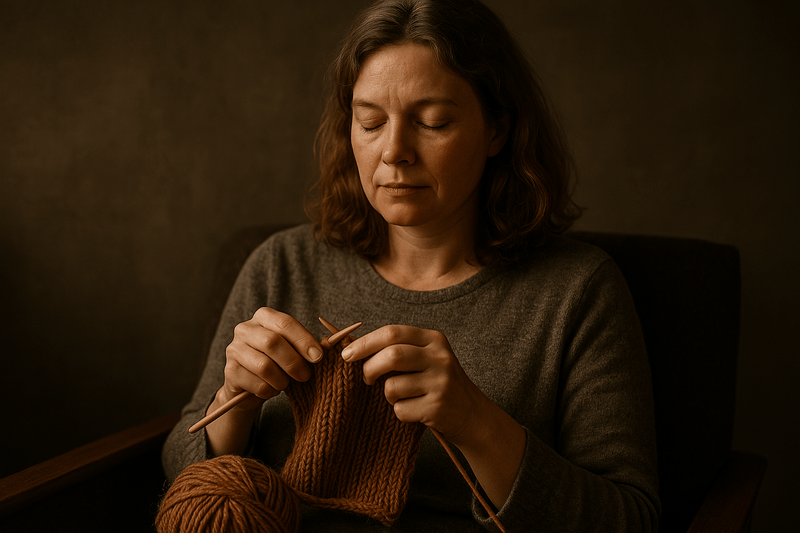 Stricken als Achtsamkeitspraxis: Die meditative Kraft der Maschen - BONIFAKTUR