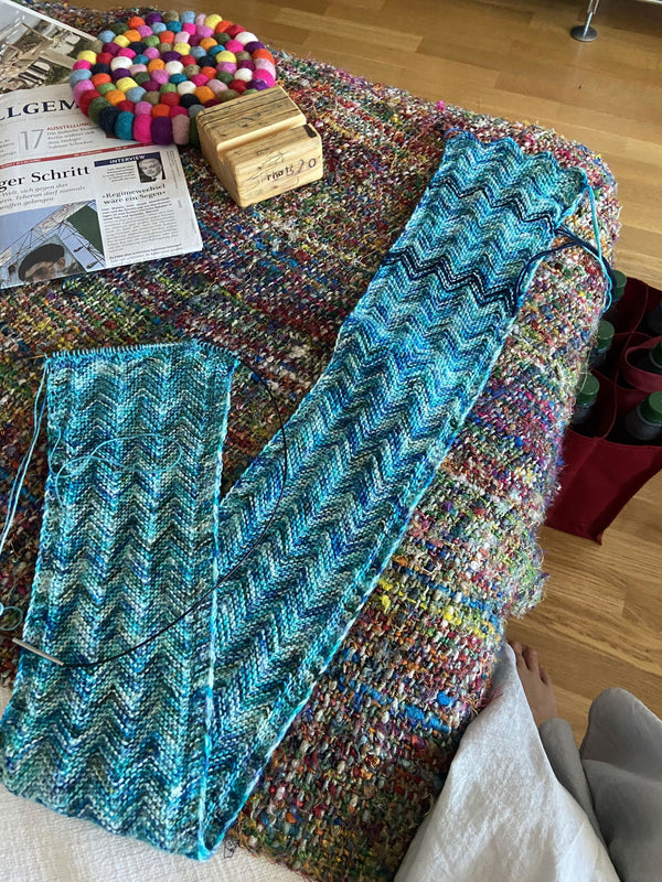 Foto de cliente: Atelier Franziska Uhl FINE MERINO SOCK „SOLISTEN“