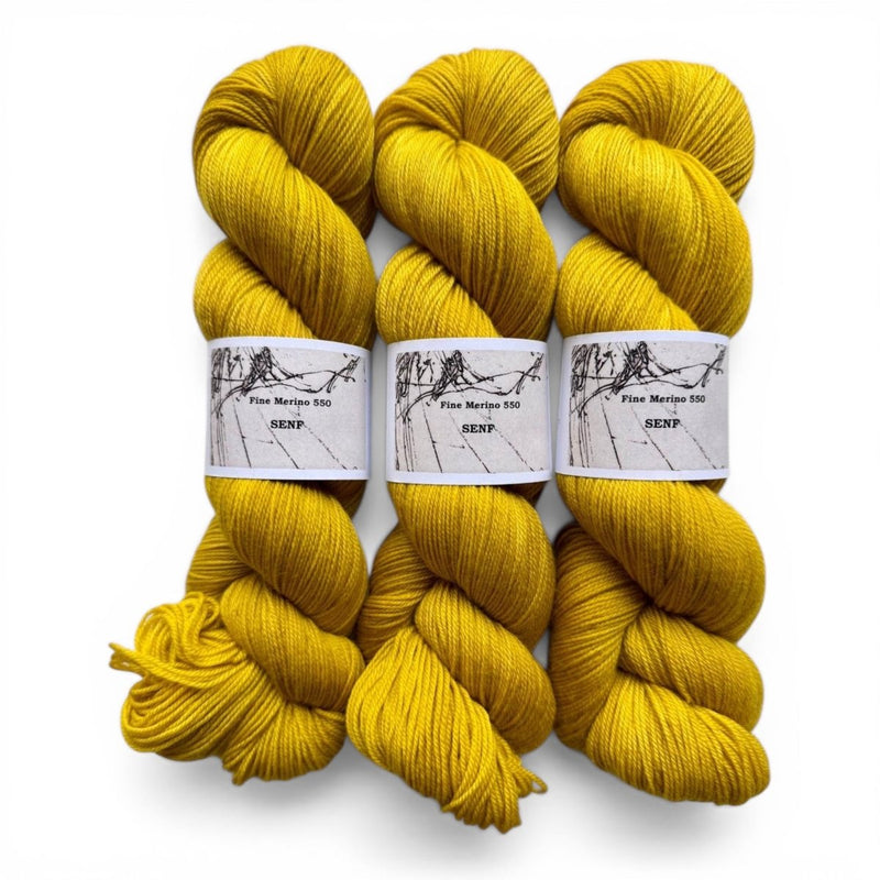 Atelier Franziska Uhl FINE MERINO 550 - BONIFAKTUR - SENF - Atelier Franziska Uhl FINE MERINO 550