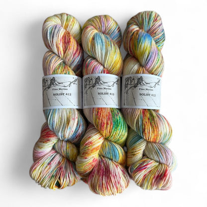 Atelier Franziska Uhl Fine Merino Sock „SOLISTEN“ - BONIFAKTUR - Solist 412 - Atelier Franziska Uhl Atelier Franziska Uhl Fine Merino Sock „SOLISTEN“ Solist 412