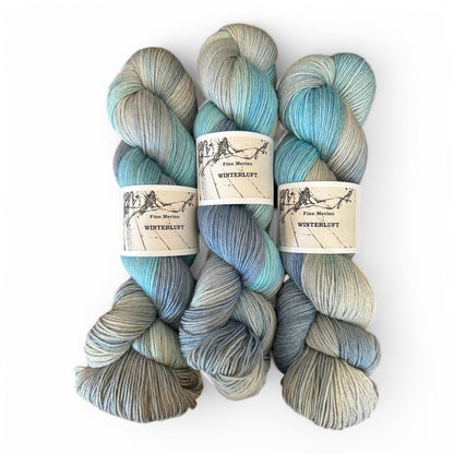 Atelier Franziska Uhl Fine Merino Sock - BONIFAKTUR - Winterluft - Atelier Franziska Uhl Atelier Franziska Uhl Fine Merino Sock Winterluft