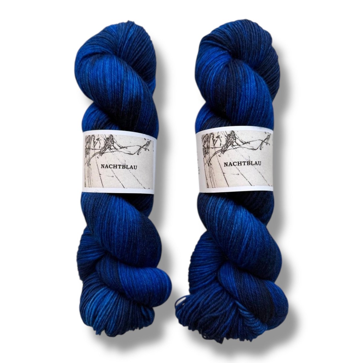 Atelier Franziska Uhl HANDGEFÄRBTE SOCKENWOLLE - TRUE SOCK - BONIFAKTUR - Nachtblau - Atelier Franziska Uhl HANDGEFÄRBTE SOCKENWOLLE - TRUE SOCK