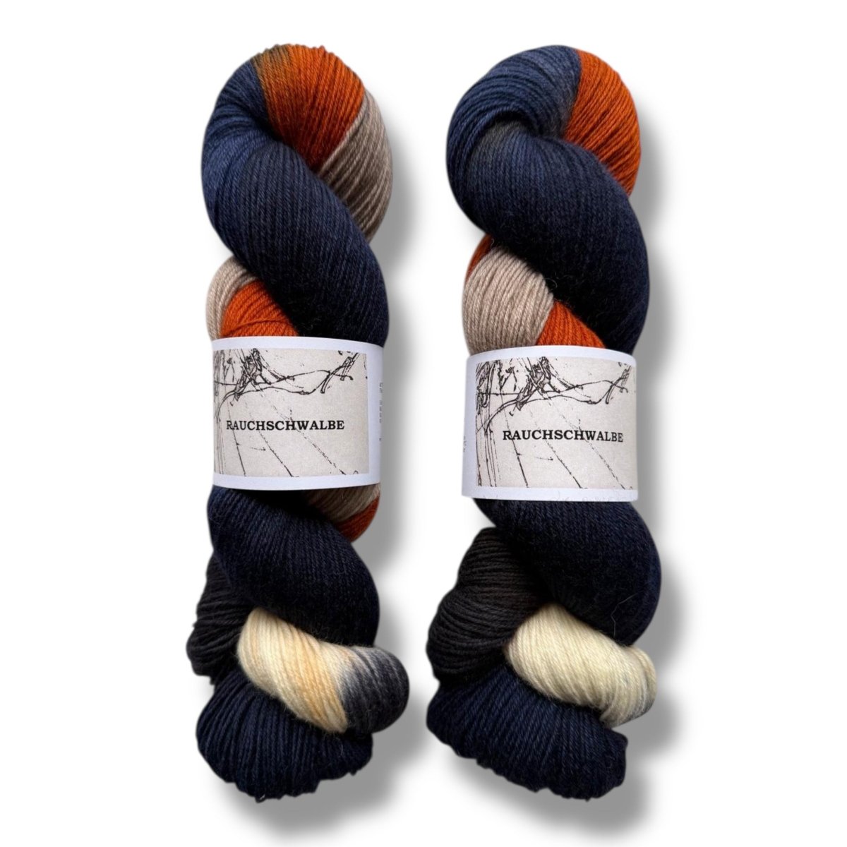 Atelier Franziska Uhl HANDGEFÄRBTE SOCKENWOLLE - TRUE SOCK - BONIFAKTUR - Rauchschwalbe - Atelier Franziska Uhl HANDGEFÄRBTE SOCKENWOLLE - TRUE SOCK