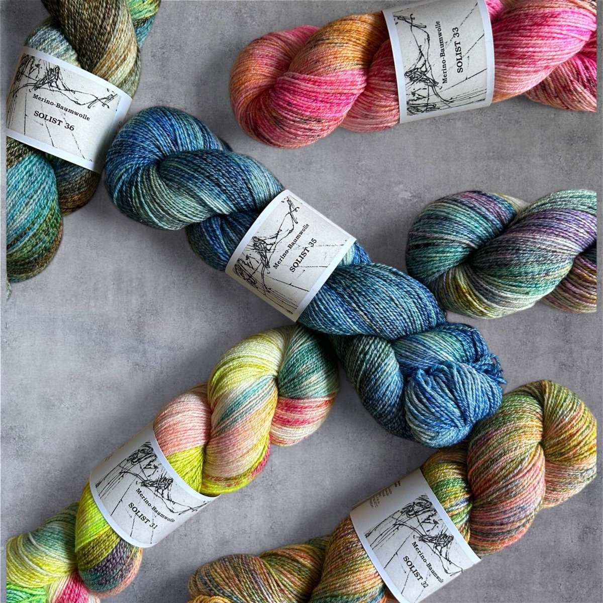 Atelier Franziska Uhl - Merino / Baumwolle - BONIFAKTUR - Solist 31 - Atelier Franziska Uhl Atelier Franziska Uhl - Merino / Baumwolle