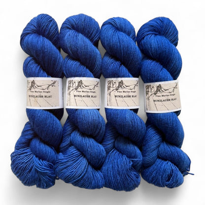 Atelier Franziska Uhl Merino Singles - BONIFAKTUR - Bunzlauer Blau - Atelier Franziska Uhl Atelier Franziska Uhl Merino Singles Bunzlauer Blau