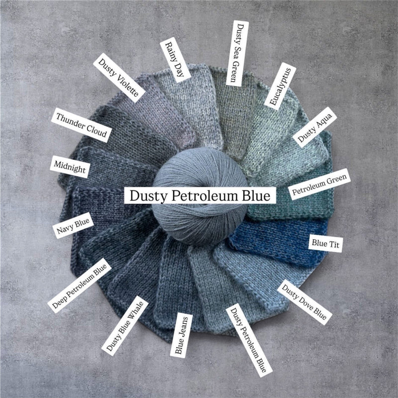 Dusty Petroleum Blue