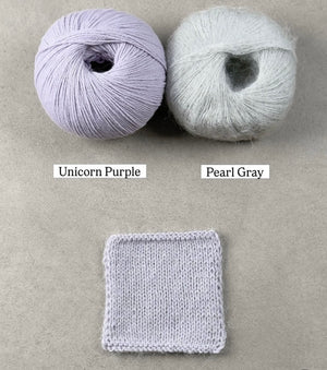 Unicorn Purple con Pearl Gray