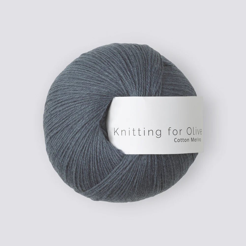 Knitting for Olive COTTON MERINO - BONIFAKTUR - Dusty Blue Whale - Knitting for Olive COTTON MERINO