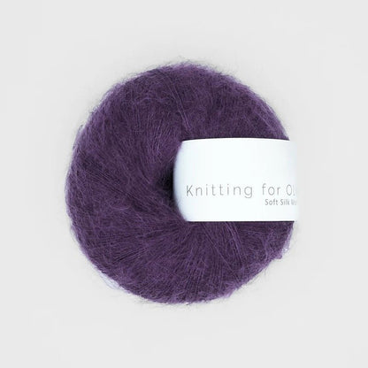 Knitting for Olive SOFT SILK MOHAIR - BONIFAKTUR - Plum - Knitting for Olive SOFT SILK MOHAIR