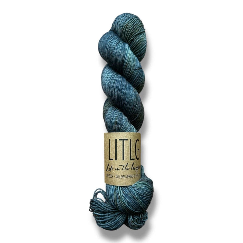 Life in the Long Grass Fine Sock - BONIFAKTUR - Blue Silver - Life in the Long Grass Life in the Long Grass Fine Sock Blue Silver