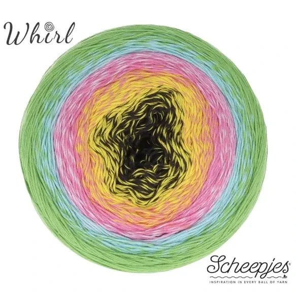 Scheepjes Cotton Whirl - BONIFAKTUR - 723 Cyber Sunrise - Scheepjes Scheepjes Cotton Whirl 723 Cyber Sunrise