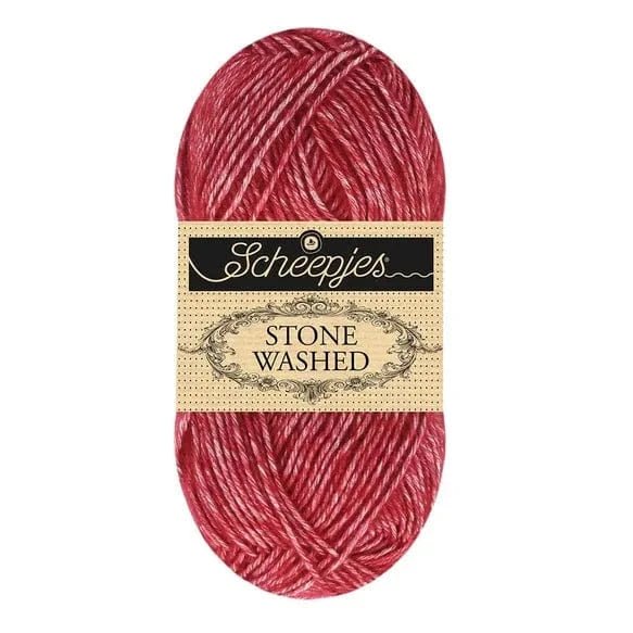 Scheepjes Stone Washed - BONIFAKTUR - 844 Vanadinite - Scheepjes Scheepjes Stone Washed 844 Vanadinite